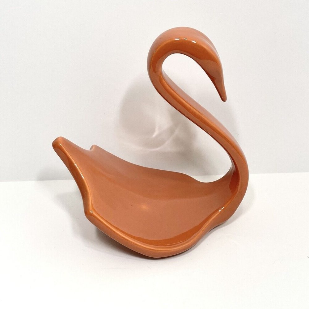 vintage royal copley mid century ceramic charming swan